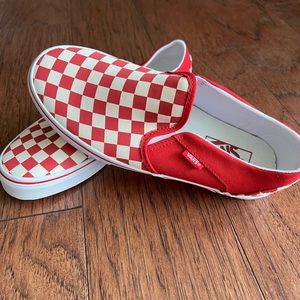 red checkered vans